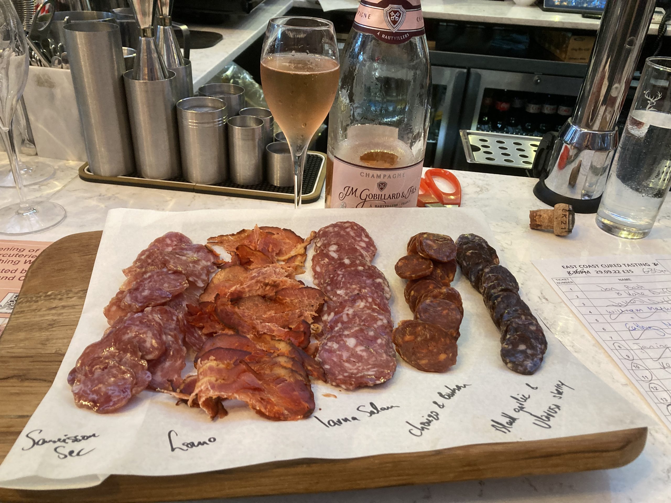 Wine And Charcuterie Tasting With East Coast Cured Tickets £42 Per Person Great Grog 2879